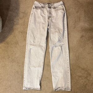 Wild Fable Light Gray Straight Leg Jeans
